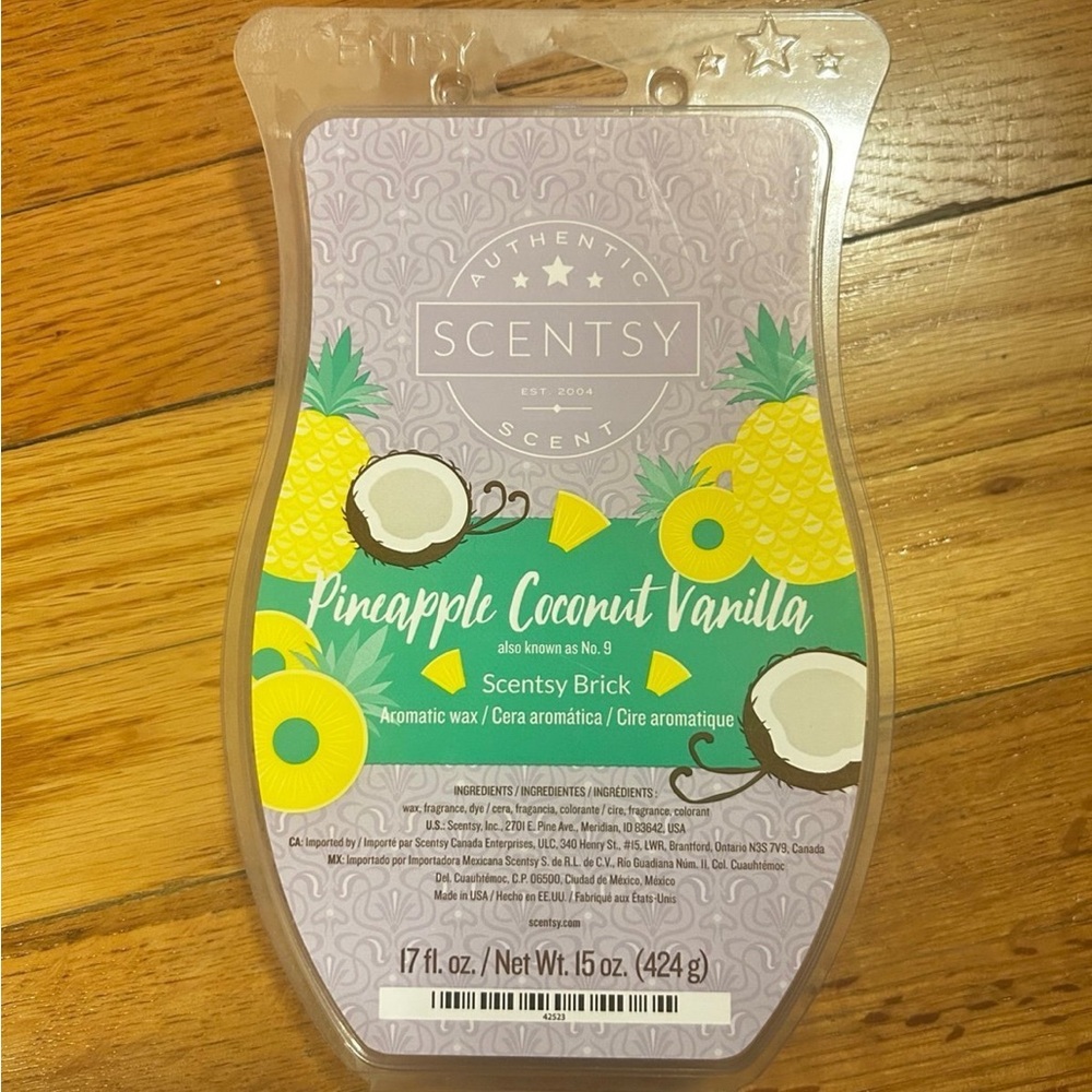 Pineapple Coconut Vanilla SCENTSY BRICK - brand new